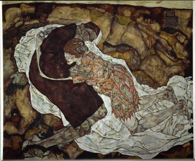 Femme et mort - Egon Schiele